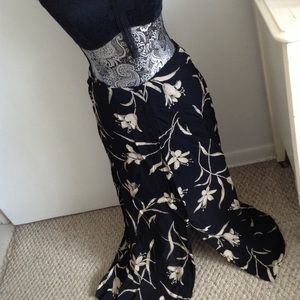 JONES NEW YORK MAXI BUTTON DOWN SKIRT 8 P